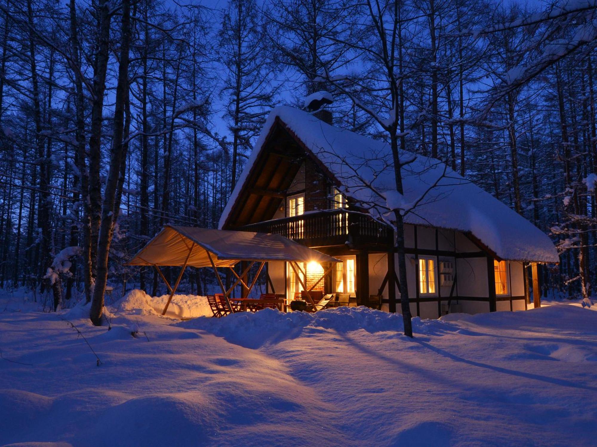 Tokachi Nakasatsunai Glamping Resort Feriendorf Luaran gambar